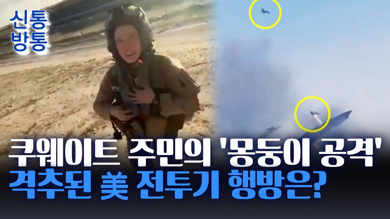 [신통방통] 쿠웨이트서 격추된 美 전투기 조종사, 비상착륙 후 한 말은?