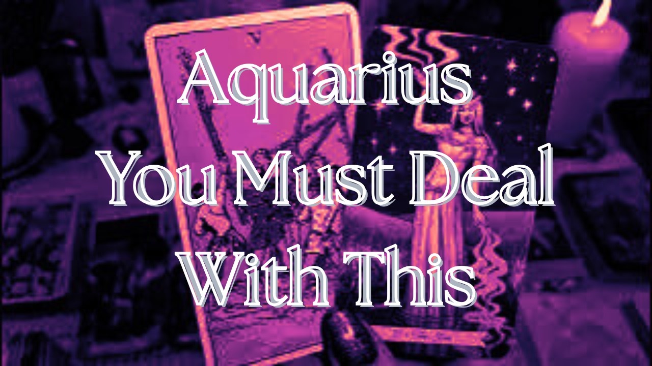 Aquarius! You Can't Bury Yourself In Work Forever! Full Moon Tarot Reading