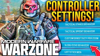 WARZONE: New BEST CONTROLLER SETTINGS You NEED To Be Using! (WARZONE 3 Best Settings)