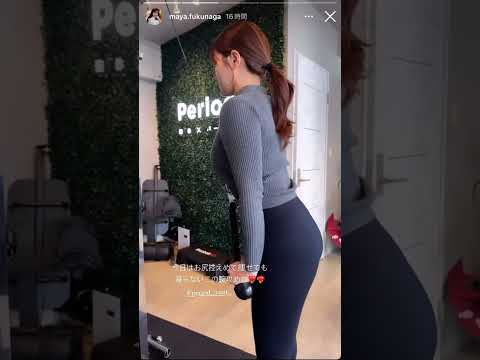 グラビアアイドル 福永まや (@maya.fukunaga) ジム トレーニング動画 #shorts