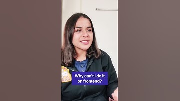 Backend Web Development Explained! #shorts