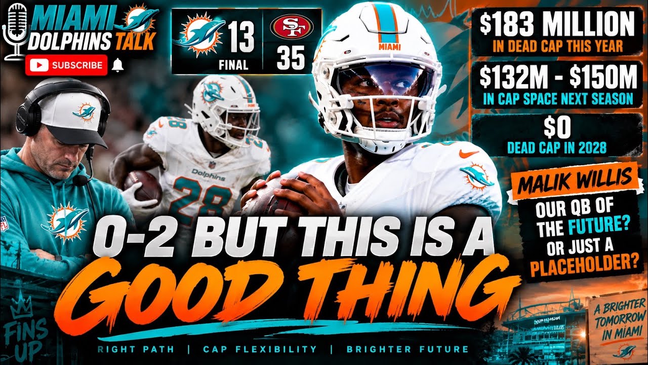 MIAMI DOLPHINS ARE 0-2… BUT THE FUTURE JUST GOT A LOT BRIGHTER! 🔥