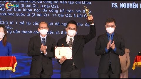 CHUYỂN ĐỘNG I Lễ trao Giải thưởng Khoa học công nghệ Quả Cầu Vàng năm 2021