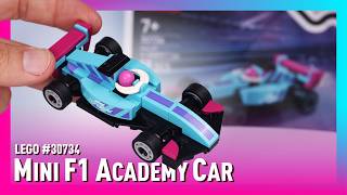 Let's build the LEGO Mini F1 ACADEMY Car - LEGO #30734 (Real Time Build)