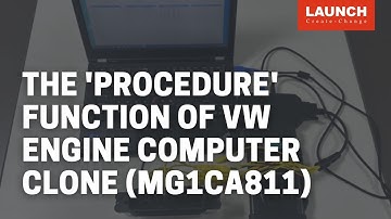 X-PROG3 PC Adaptor | The "procedure" function on Volkswagen for Computer Clone (MG1CA811)