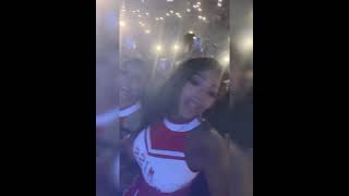 Summer Walker and Chris Brown at his show Net Worth