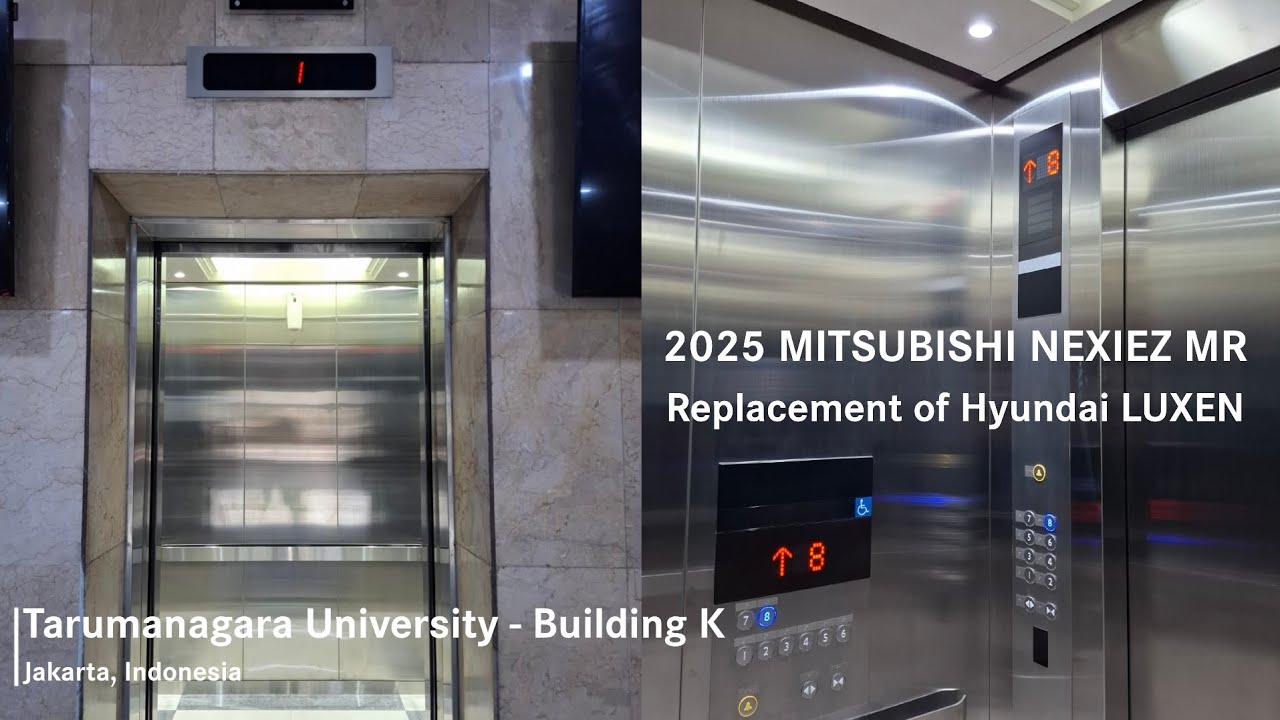 New Mitsubishi Nexiez MR Elevators at Tarumanagara University - Building K, Jakarta