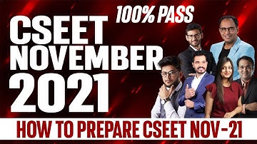 How To Prepare CSEET November 2021 | Complete Details CSEET Nov 2021