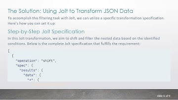 Transforming Data with Jolt: Filter Your Inner Arrays Effectively