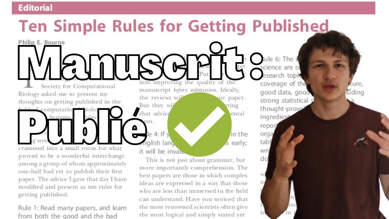 Publier ton article scientifique