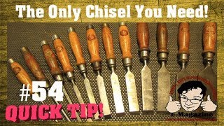 STOP wasting money on chisels! Most woodworkers only need ONE!