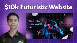 Build $10,000 Futuristic Website Using AI
