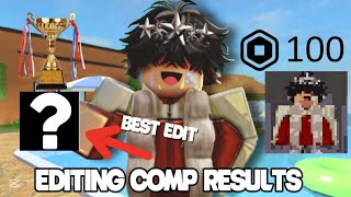 EDITING COMP RESULTS!! π