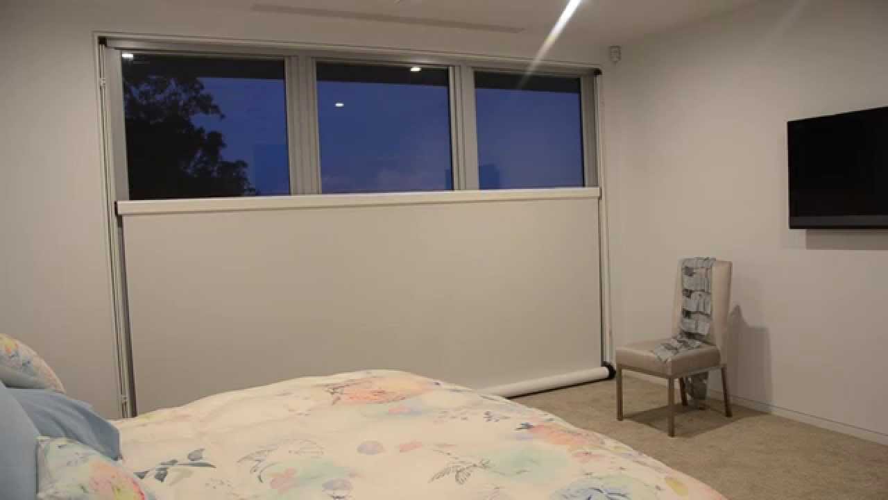 How To Close Blinds >> Upside Down Roller Blind - YouTube How To Close Blinds >> Upside Down Roller Blind - YouTube