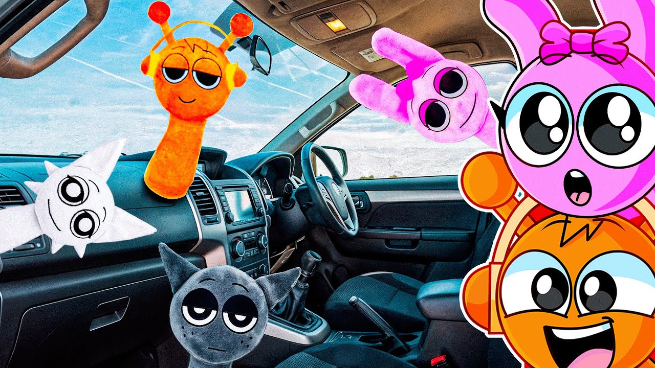 CAN YOU FIND ALL THE SPRUNKIS HIDING IN YOUR CAR???