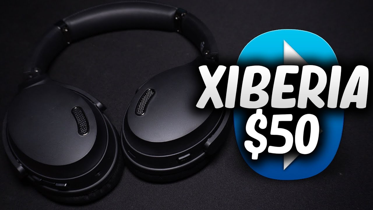 50 Bluetooth Headphones With Active Noise Cancelling Xiberia DSJZ02