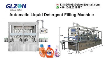 Automatic Liquid & Laundry Detergent Filling Machine  Efficient Detergent Packing Solutions