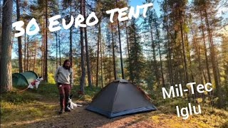 Mil-Tec 2 person iglu , budget tent. is it worth buying a 30 Euro tent.
