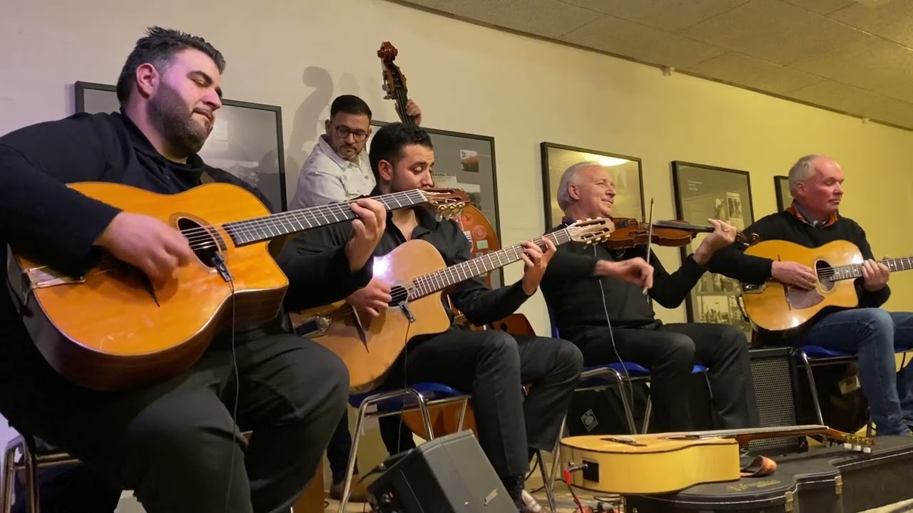 Amati Schmitt gypsy jazz quartet - César Swing - Eddie Lang Jazz Festival 2022 - Monteroduni, ITALY