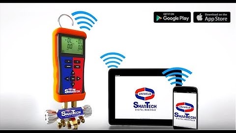 USMAN5 SmarTech Wireless Digital Manifold - Communicates w/ Android or iOS Smartphones and Tablets