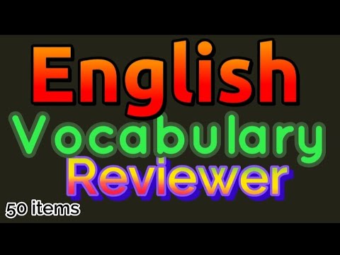 Philippine Civil Service Review for all, Vocabulary Tips