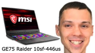 MSI GE75 Raider Review 2021 RTX 2070 intel Core i7-10750H Gaming laptop Full Review
