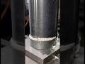 Plaster Cracks Under Hydraulic Press (Real Irregular Fracture)