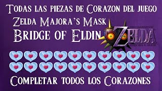 Conseguir Todos los Corazones Zelda  Majora's Mask, Todas las Piezas de Corazón del Juego