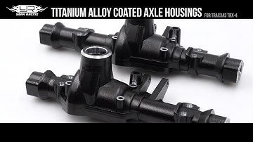 Yeah Racing Titanium Alloy Coated Axle Housing for Traxxas TRX-4 RC
