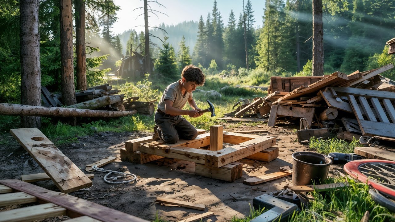 Abandoned Mountain Boy Built a House from Waste — When People Saw It, They Couldn’t Believe It