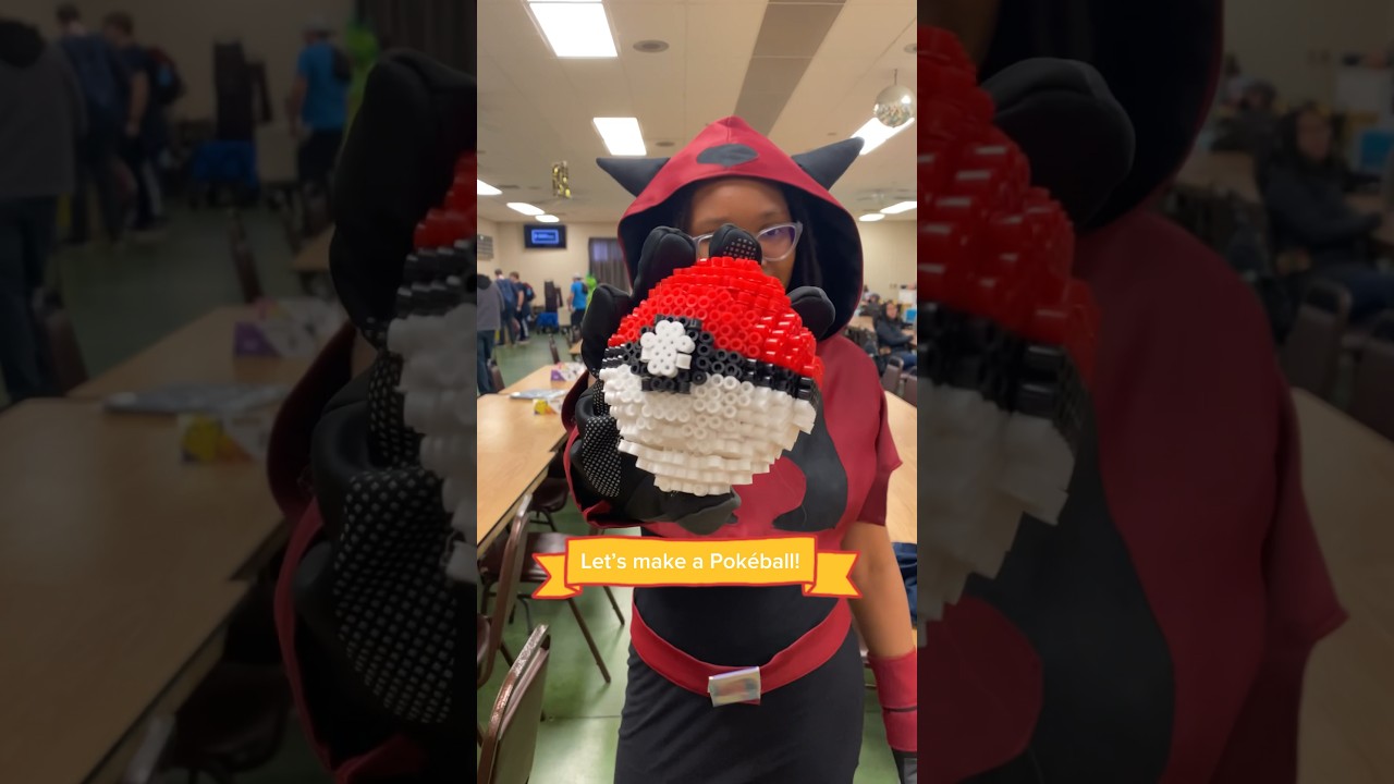 How to make a Pokeball out of Perler Beads!