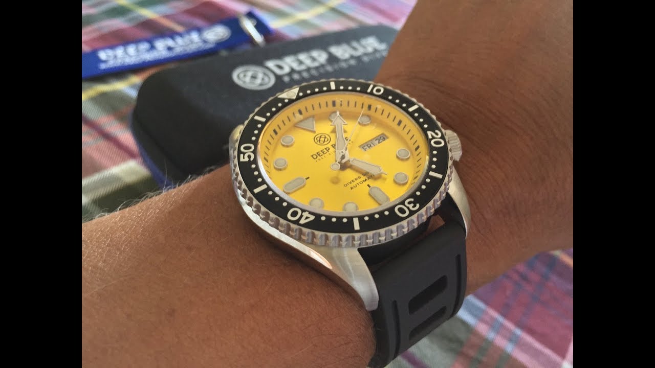 DEEP BLUE NATO DIVER WATCH REVIEW! YouTube