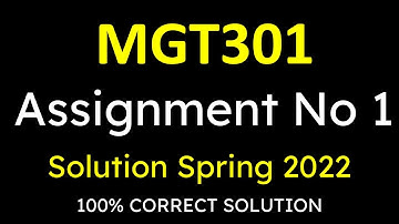 MGT301 Assignment 1 Solution Fall 2022 || MGT301 Assignment 1 solution 2022 || MGT301  1 fall 2022