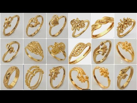 Latest Light weight gold Finger ring design / Latest Gold Finger Rings designs collections |