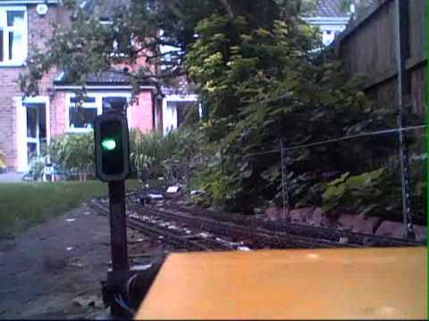 Playmobil RC camera system, test run at GCR in Playmo G diesel loco