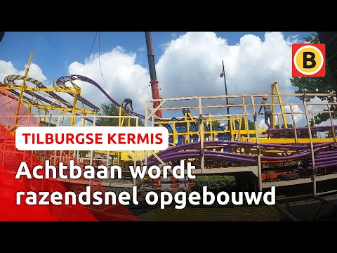 TIMELAPSE: Achtbaan klaar