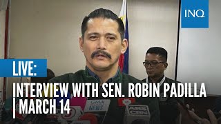 LIVE: Interview with Senator Robin Padilla | March 14