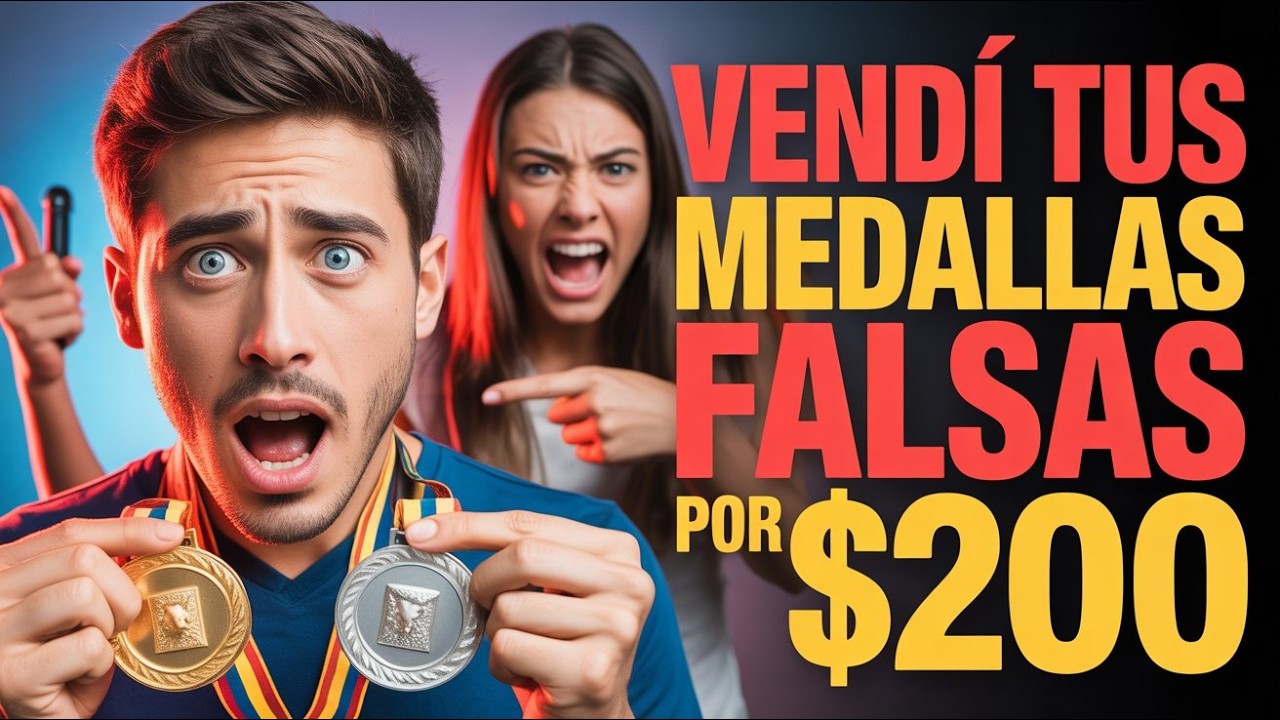 Mi hermana gritó   Vendí tus medallas falsas por $200  dos días después