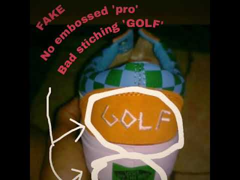 FAKE EDUCATION] Vans oldskool x Golfwang. Fake vs real -