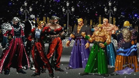 [KOF Mugen] Memorial | Crime Boss Rugal vs Crime Boss Geese [ 4vs4 ]
