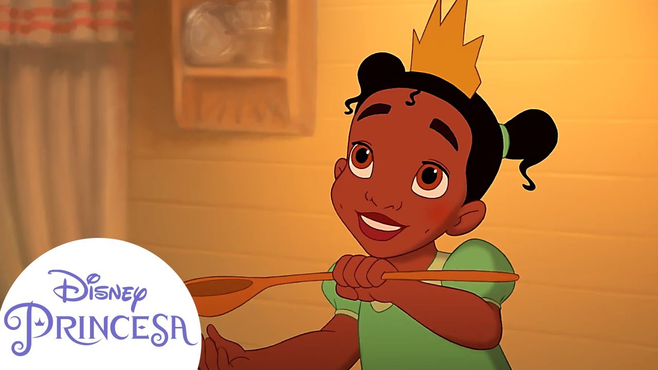 aguja Condicional aceleración La pequeña Tiana aprende a cocinar | Disney Princesa - YouTube