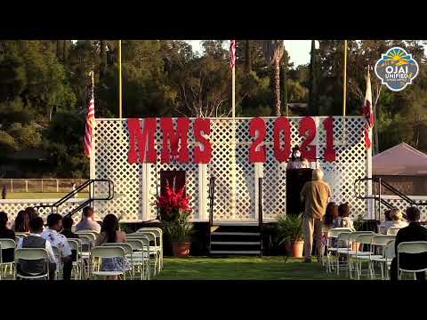 Matilija Middle School 8th Grade Promotion Ceremony