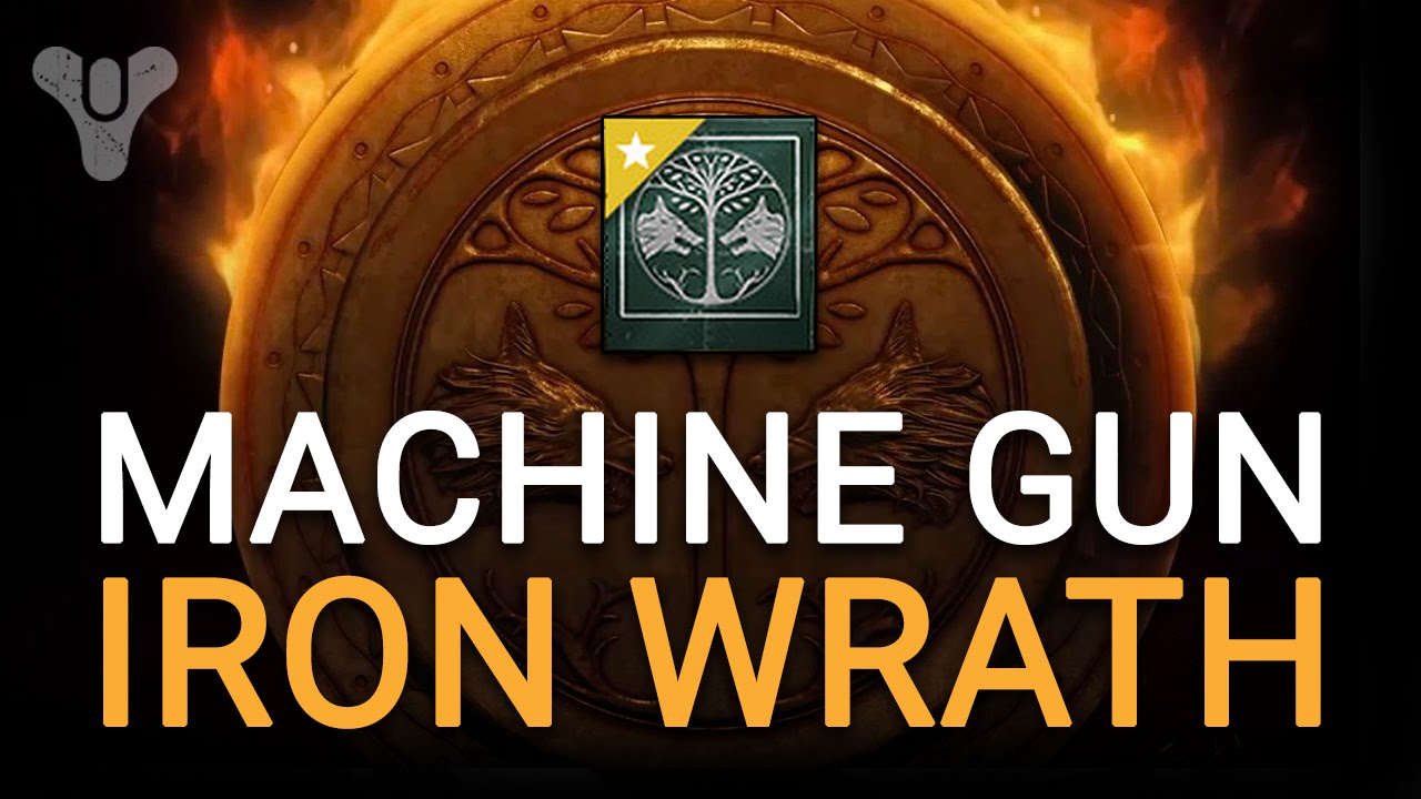 Destiny PvP: Machine Gun Iron Wrath | Iron Banner - YouTube
