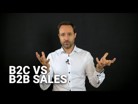 What is the difference between B2C and B2B sales? - The Sales Wiki | Michael Humblet