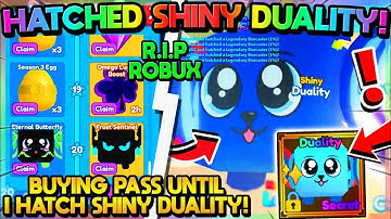 💸BUYING GOLD PASS UNTIL I HATCH *SHINY SECRET* DUALITY!! - Mining Simulator 2 (Roblox)