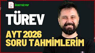 TÜREV SORU TAHMİNLERİM | Mini Deneme | Ücretsiz PDF TÜREV SORU TAHMİNLERİM | Mini Deneme | Ücretsiz PDF