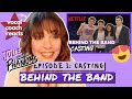 Julie and The Phantoms BEHIND THE BAND | Episode 1: "Casting" | REACTION #VocalCoachReacts