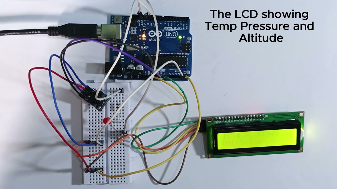 Temperature Pressure Measurement Using Arduino and BMP180