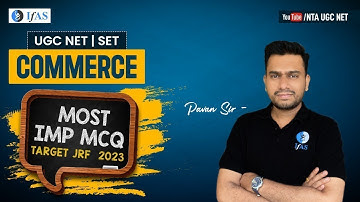 Most IMP MCQ Commerce: Target JRF 2023 | UGC NET | IFAS