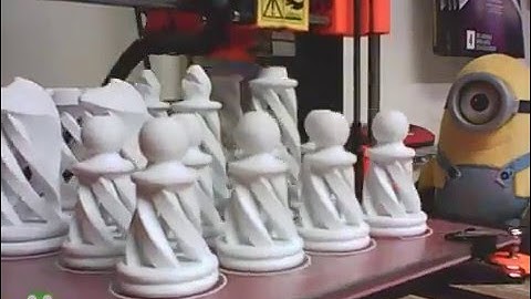 3D Printed Chess Set